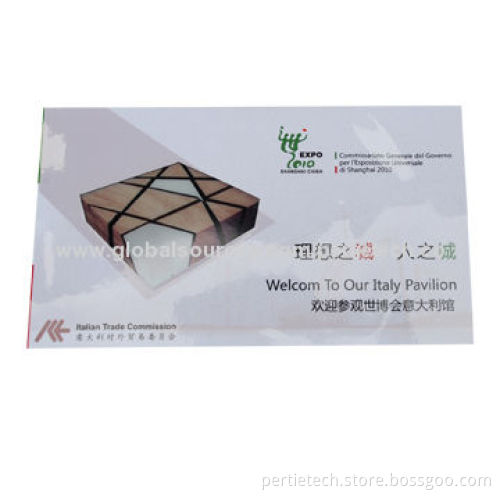 Electronic paper material invitation card, new design epaper display card